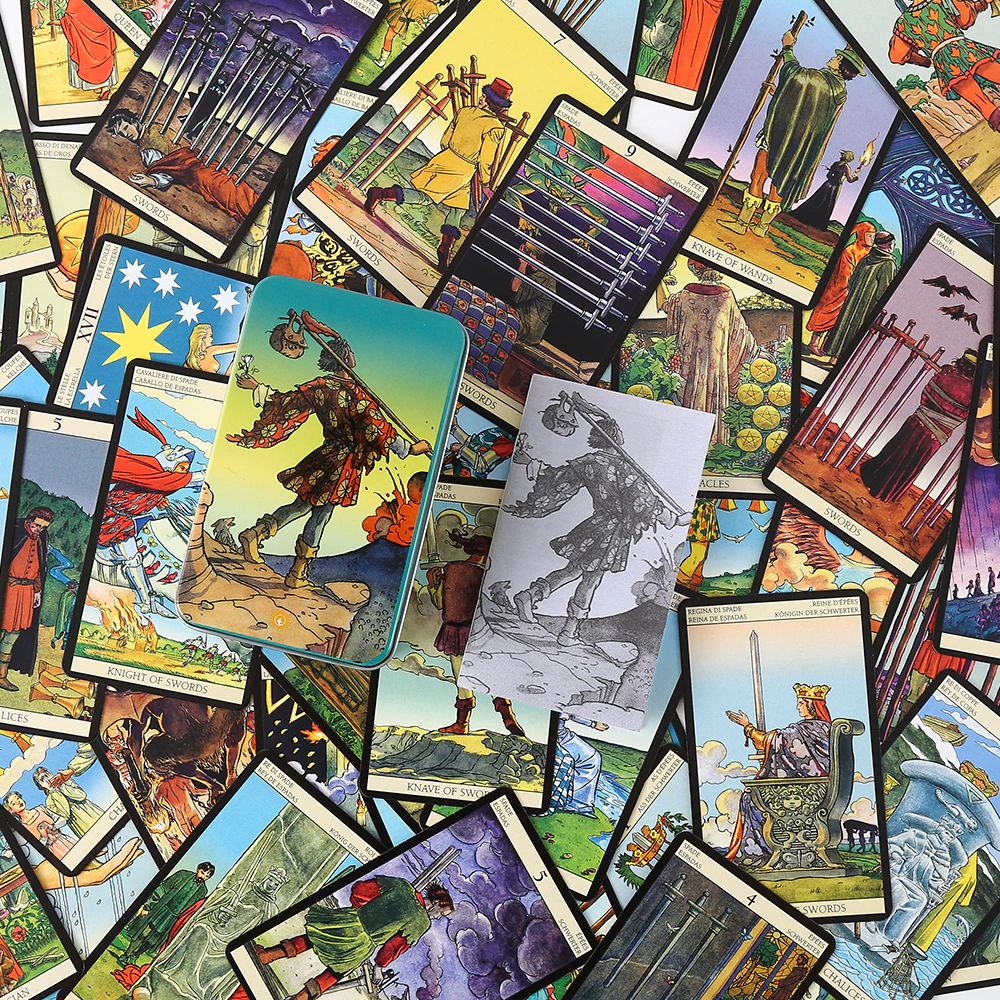 Bộ bài Tarot of the New Vision Hộp sắt