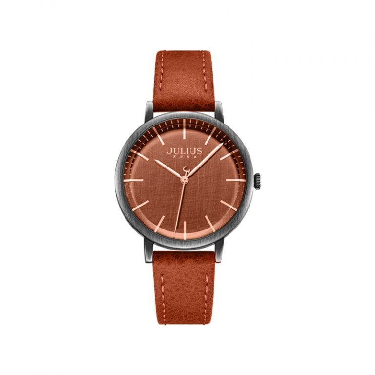 Đồng Hồ Nữ JA-1250D Julius Hàn Quốc Dây Da