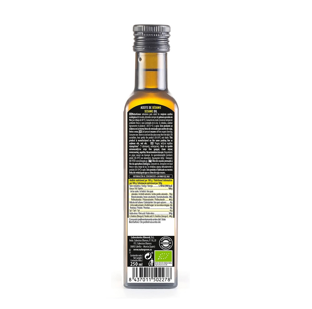 Dầu hạt lanh - hạt mè - Olive hữu cơ nguyên chất ép lạnh 250ml (NaturGreen)
