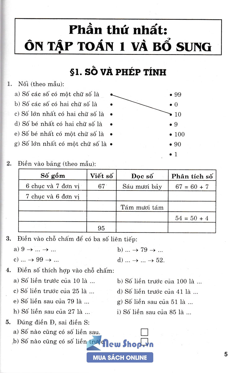 Các Dạng Bài Tập Trắc Nghiệm Toán 2