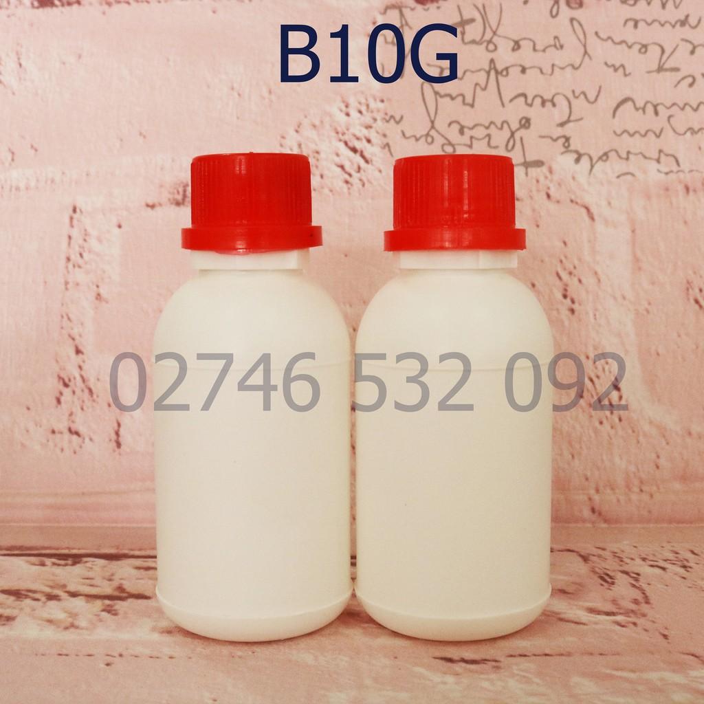 Chai Nhựa 100mL HPDE Thân Trắng Đục Nắp Khóa Galenti 3 Màu Sắc Xinh xắn_B10G