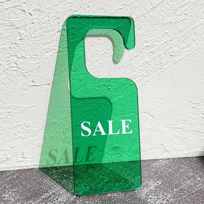 Bảng hiệu giảm giá, Tấm Standee trên kệ cho bảng khuyến mãi hàng hóa của cửa hàng - Đỏ