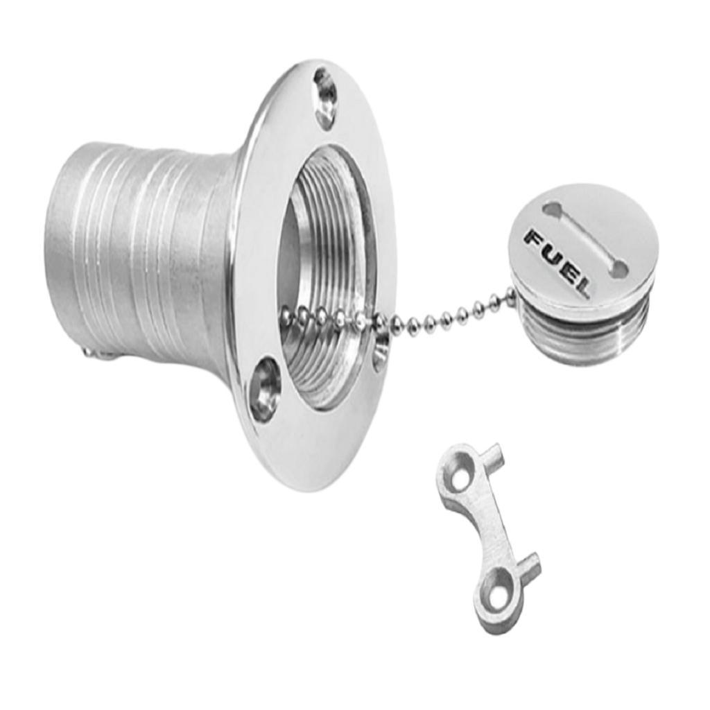 1.5"/38mm Boat Deck Fill / Filler - Fuel Water Fill Marine Stainless Steel