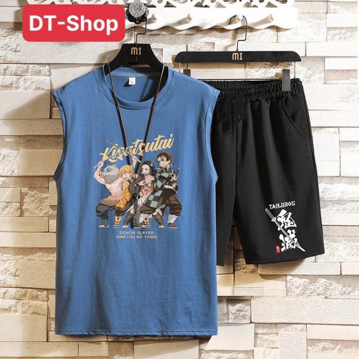 Đồ Bộ Nam KISATSUTAI Sát Nách FREESHIP Bộ Thể Thao Nam Mặc nhà ngủ siêu mát mùa hè phong cách trẻ trung DT-Shop - Hàng