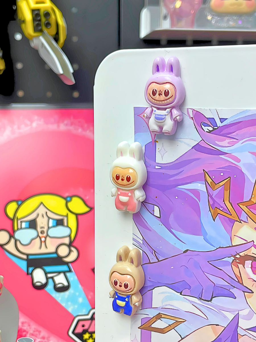 Nam châm siêu mạnh hít tủ lạnh Dola Home Baby khóc, hộp mù blind box, đính thời khóa biểu, sticker, giấy note, decor phòng ngủ