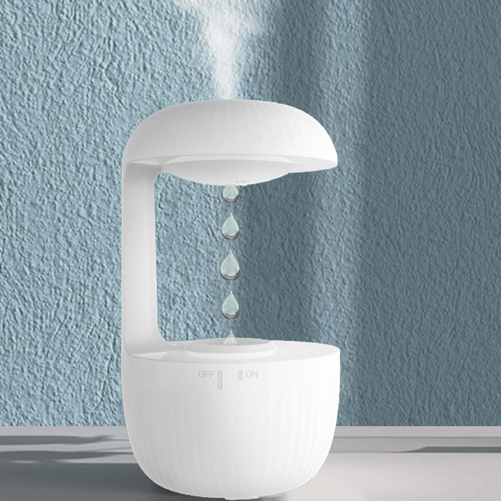 Portable Air Humidifier with Light and Water Droplet Low Noise for Nursery