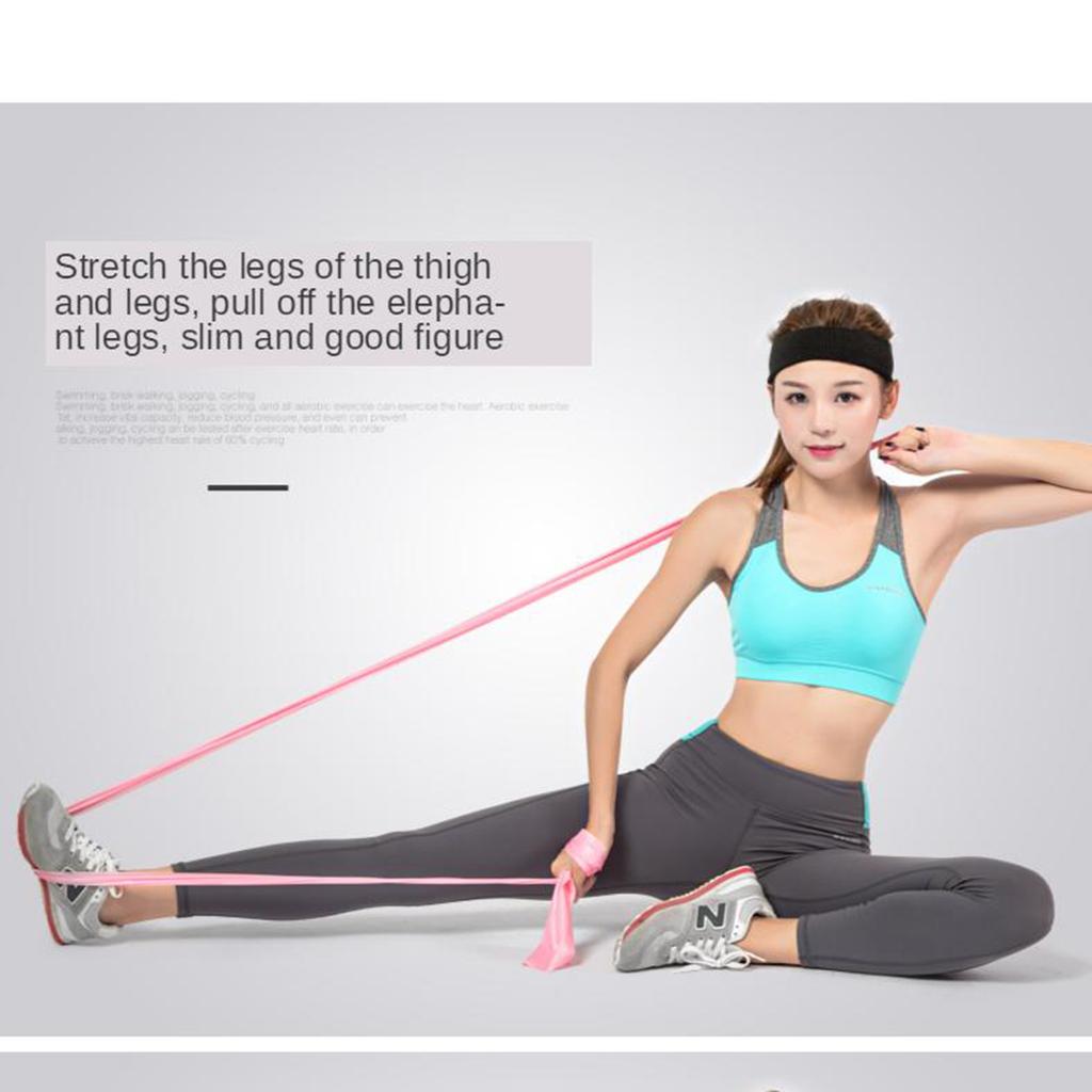 12 Pieces Resistance Bands Set with Handles Ankle Straps Workout Exercise Loop