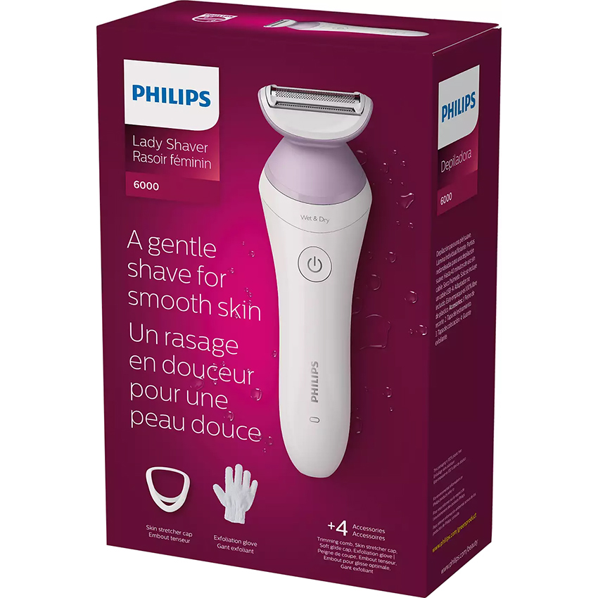 Máy làm sạch lông Philips cho nữ BRL136/00 - Máy làm sạch lông cho nữ - Hàng chính hãng