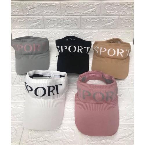 Nón Nữ thể thaO len Sport nửa đầu