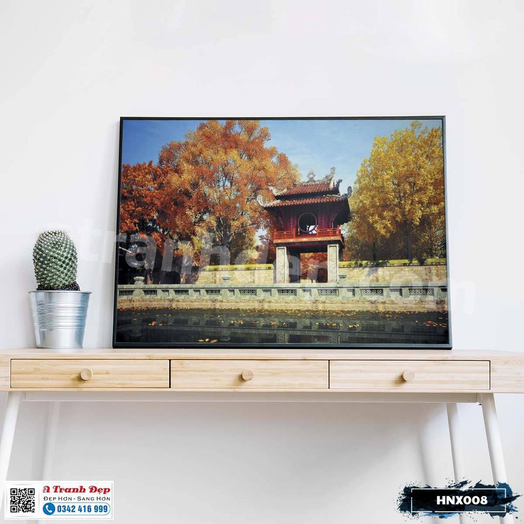Tranh trang trí siêu nhẹ phong cảnh Hà Nội xưa - HNX008