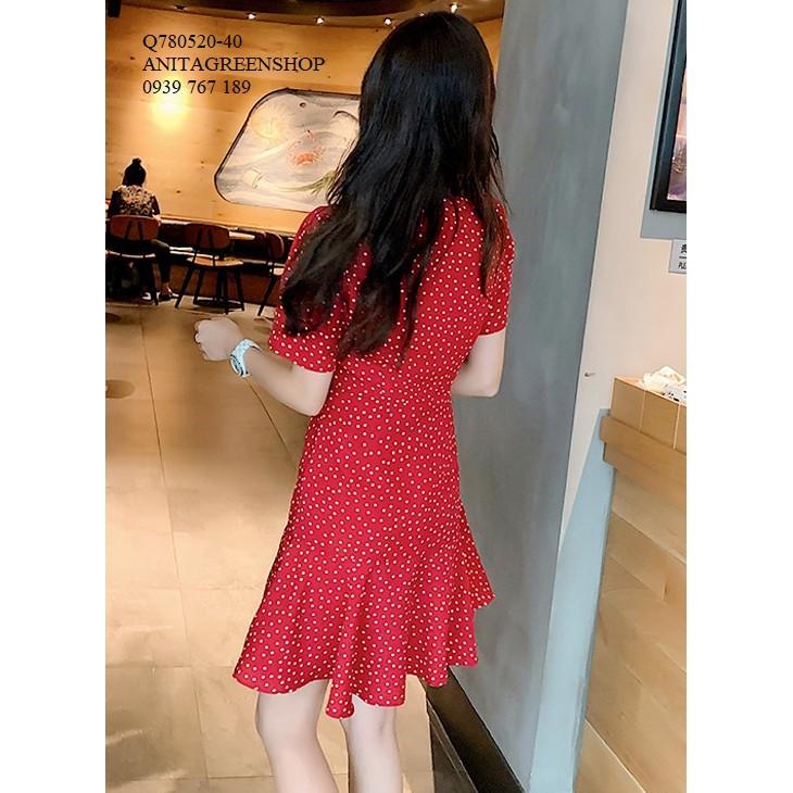 Q780520 ĐẦM SUÔNG CHẤM BI ĐUÔI CÁ