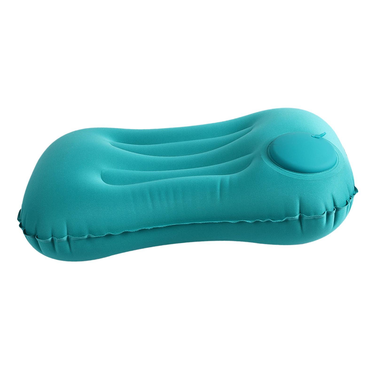 Compact Travel Pillow Packable Inflating Inflatable Pillow for Desk Rest Hiking Camping