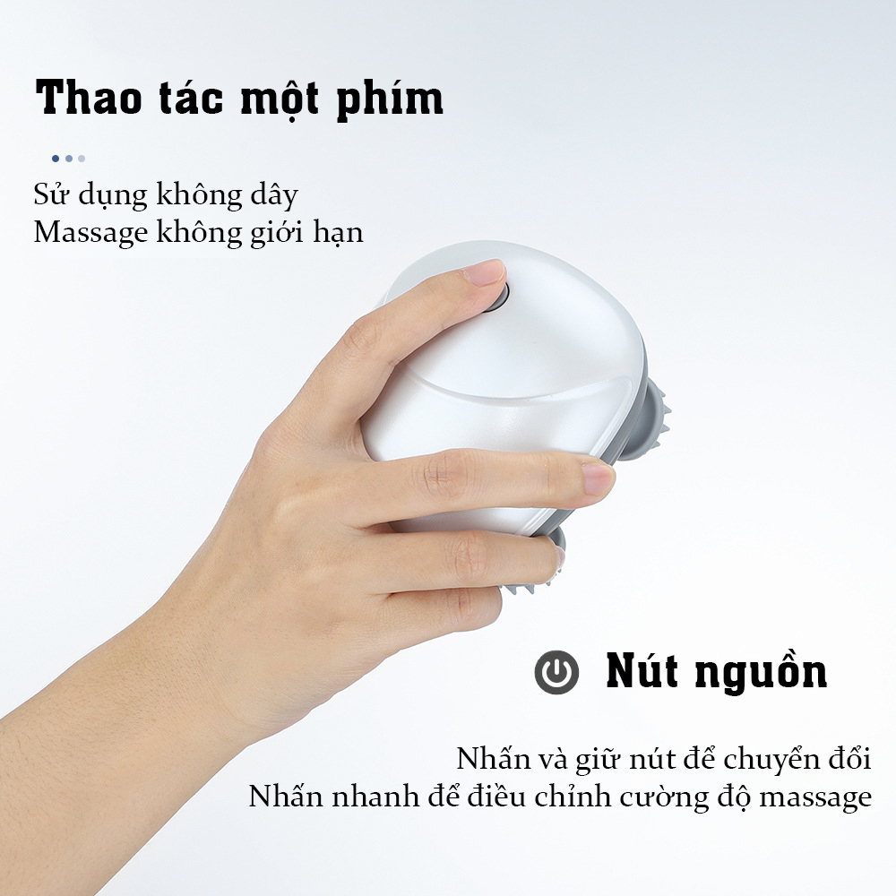 Máy Massage Đầu Mini, 5 chế độ massage giảm căng thẳng- K1474