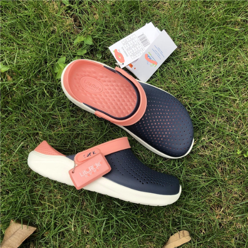 Dép sục cross literide màu navy hồng êm mềm nam nữ hàng xuất xịn, mẫu mới, full box