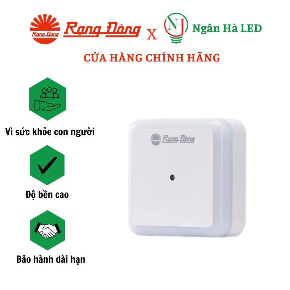 Đèn ngủ cảm biến Rạng đông Model: ĐN02.LS 65x65/0.3W