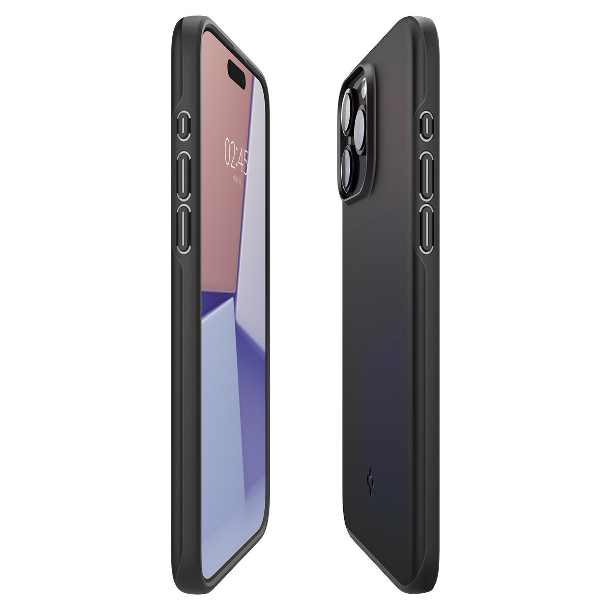 Ốp Lưng dành cho iPhone 15 Pro Max Spigen Thin Fit Case - Hàng Chính Hãng