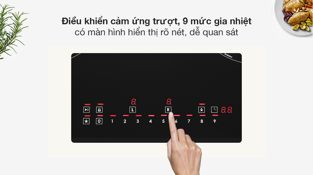 Bếp từ hồng ngoại lắp âm Pramie 2101 - Hàng chính hãng