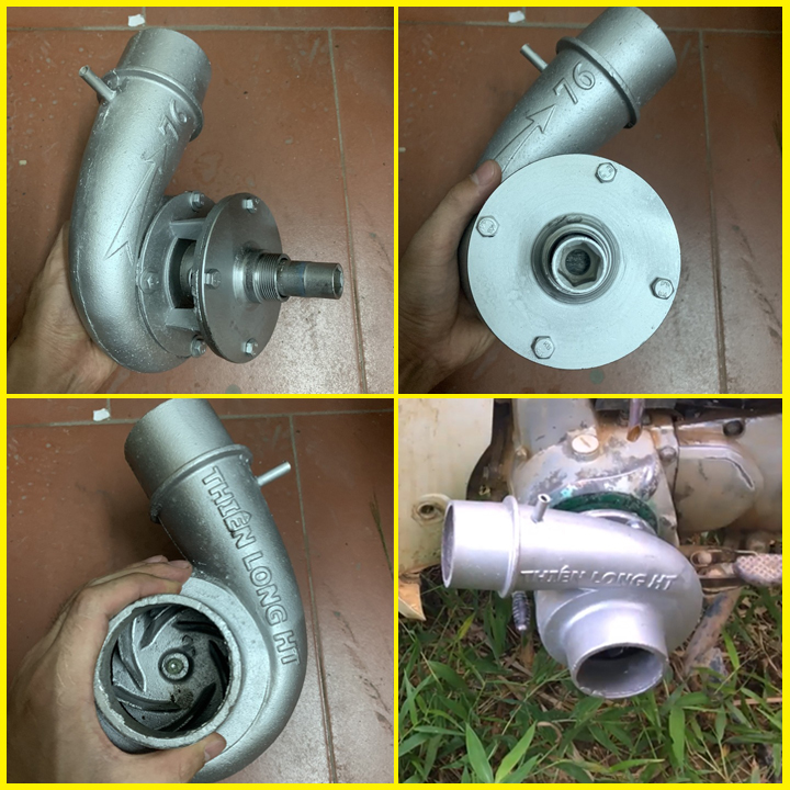 Bơm Nước Gắn Xe máy Đầu Ra 76