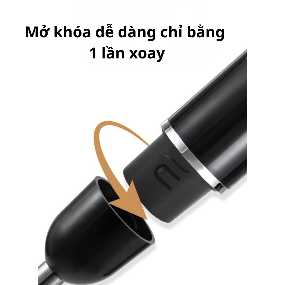 Máy xay cầm tay Lumabella LB-52018, công suất 500W nhỏ gọn chống văng tiện lợi dễ vệ sinh - HÀNG CHÍNH HÃNG