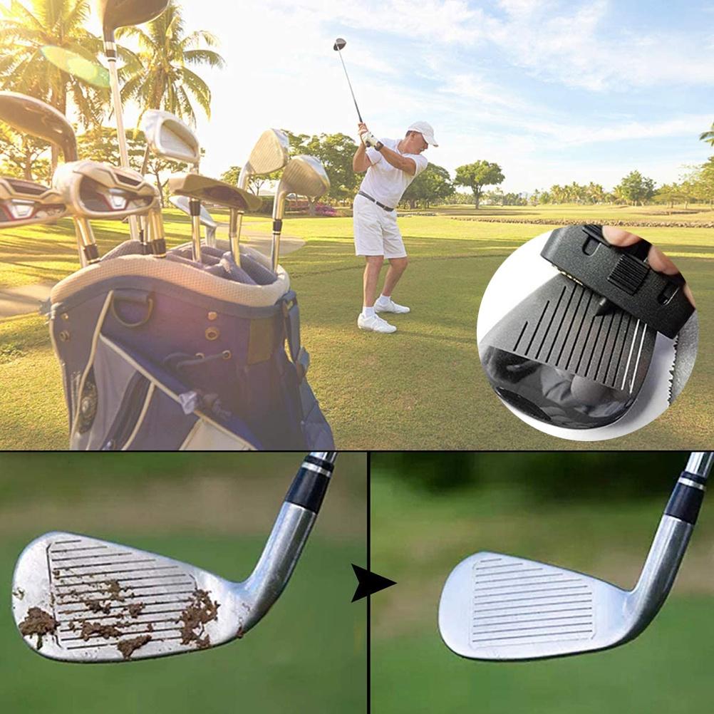 3 in 1 Golfs Club Brush Golfs Clean Tool Flexible Portable with Key Chain Golfs Club Cleaner ELEN