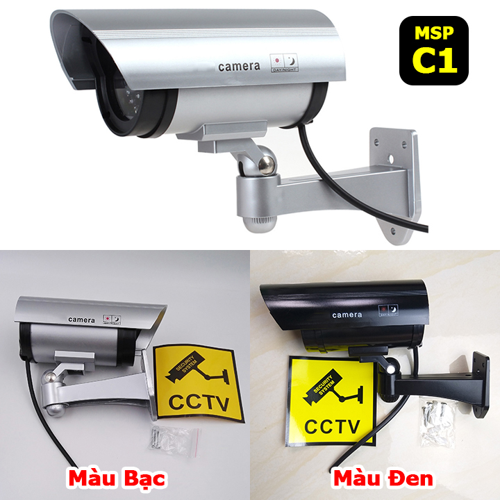 Camera mô hình chống trộm camere giả mô phỏng có đèn báo