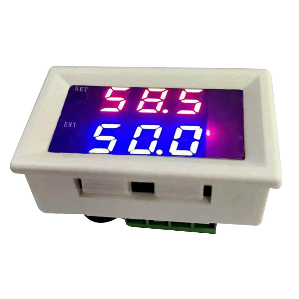 2 Pcs Digital LED Dual Display Humidity Moisture Controller Regulator Switch