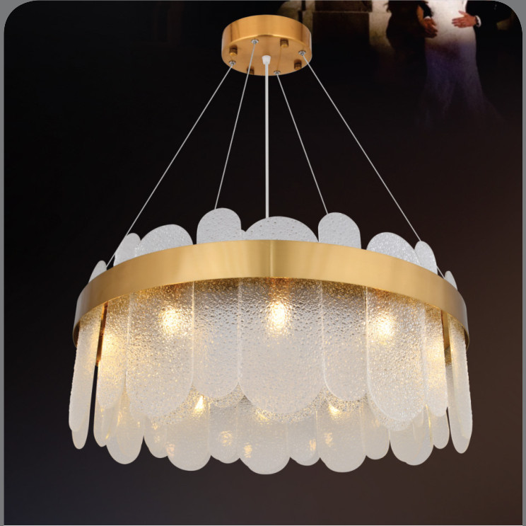 Đèn chùm pha lê cao cấp thiết kế sang trọng trang trí phòng khách, nhà hàng, quán cafe TPL-6858/600