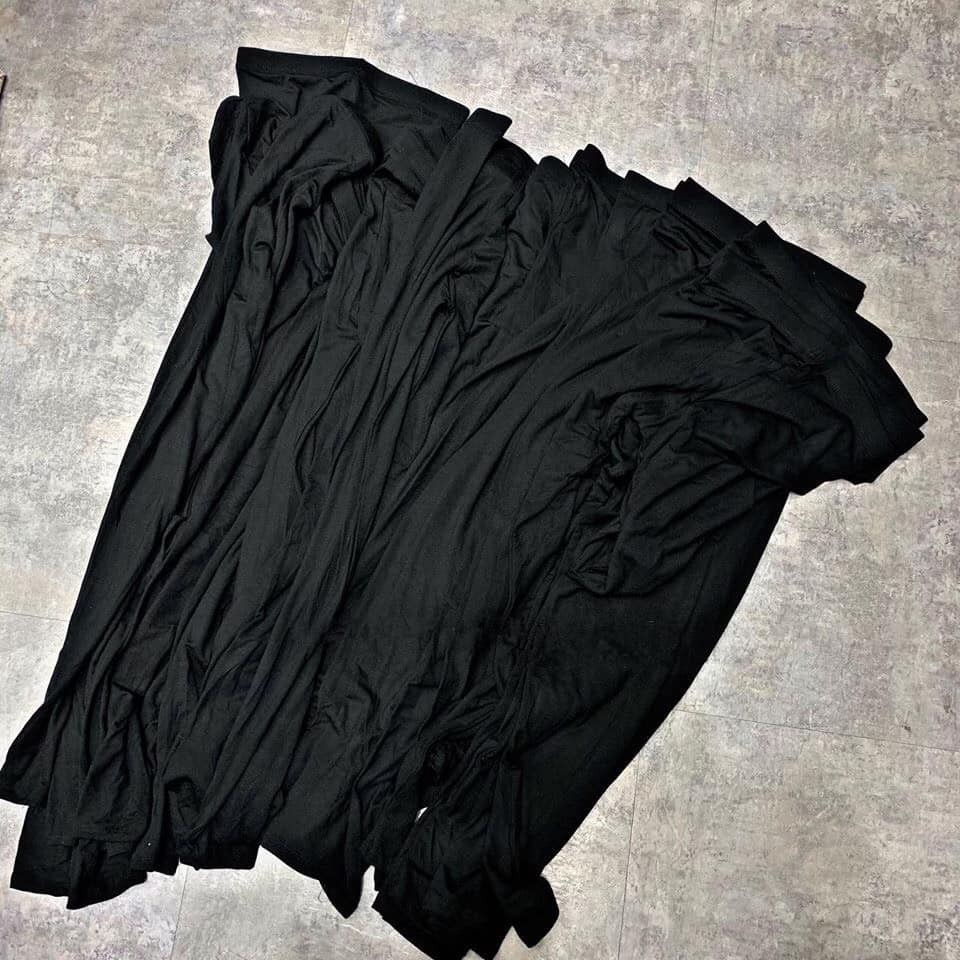 Quần legging DÀI cuộn hồng đủ size, siêu co dãn