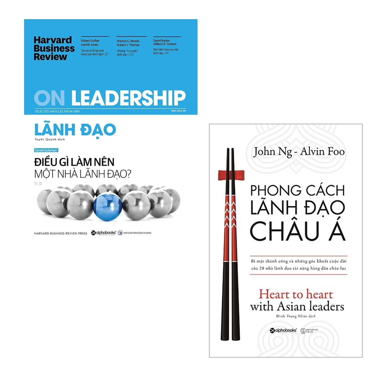 Combo HBR ON - Lãnh Đạo : Điều Gì Làm Nên Một Nhà Lãnh Đạo + Phong Cách Lãnh Đạo Châu Á