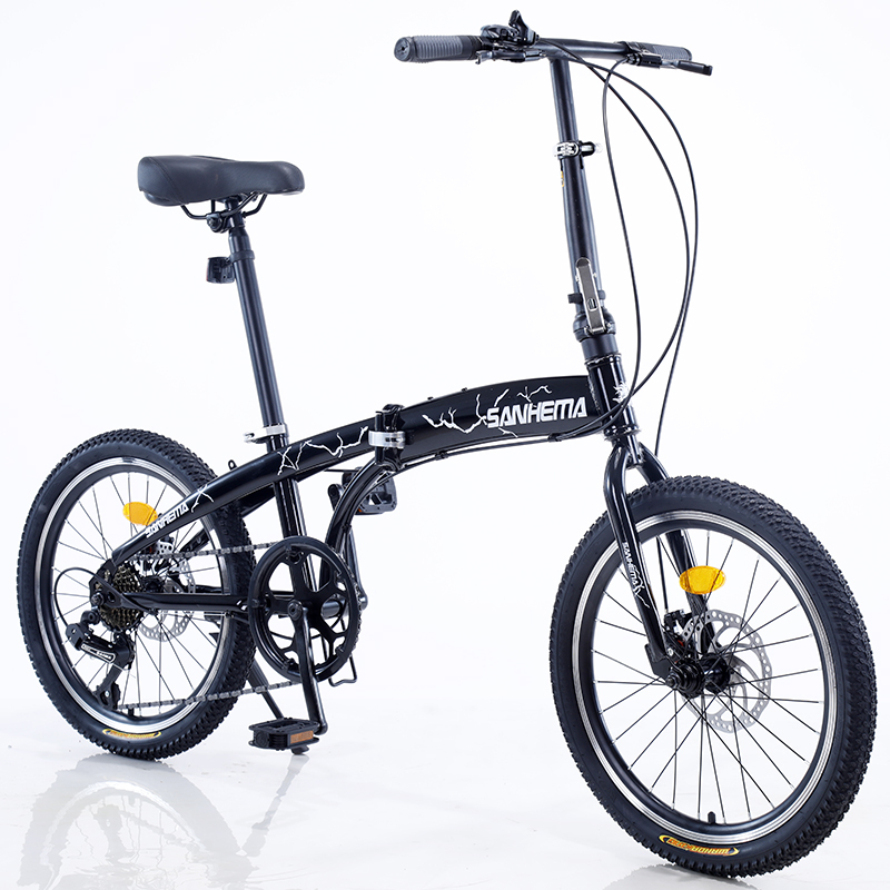Xe đạp gấp gọn - Xe đạp địa hình 16inch Khung carbon siêu nhẹ tốc độ biến thiên chịu lực 100KG RE0740