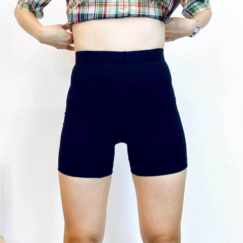 Quần biker nữ MARC FASHION dáng ngắn cạp cao lưng thun co giãn thoải mái CBVH091722