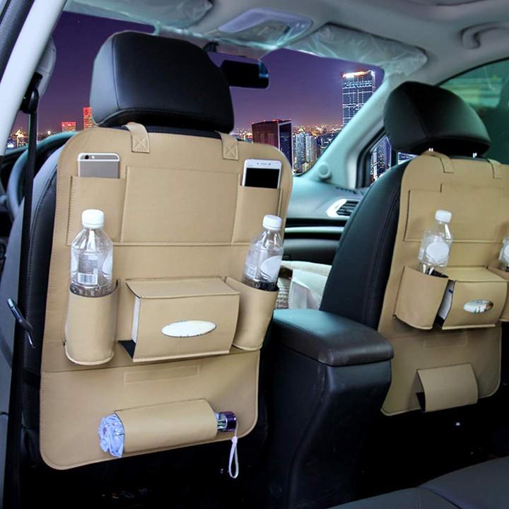 Túi Treo Đồ Ghế Sau Ô Tô Chất Liệu Nỉ Cao Cấp Đựng Nhiều Đồ Gọn Nhẹ SGT4939