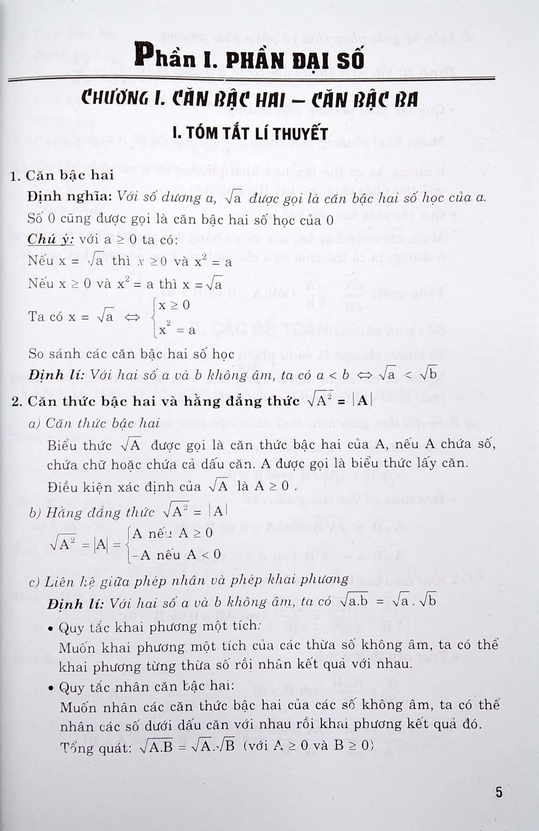 Cũng Cố Và Ôn Luyện Toán 9 - Tập 1