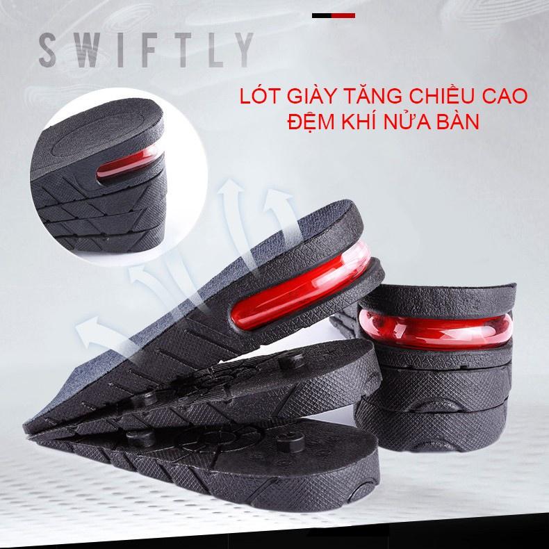 Lót giày tăng chiều cao có đệm khí cả bàn & nửa bàn cao cấp L110AB