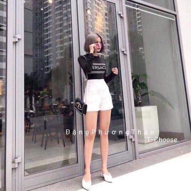 Quần nữ quần Quần short nữ cạp cao chất vải tuyết mưa xưởng may giá sỉ