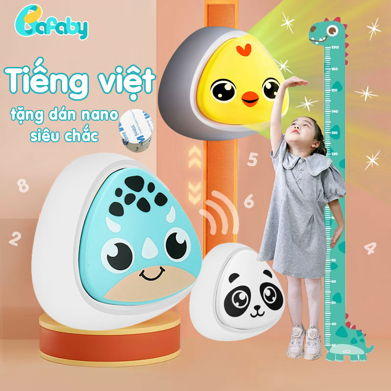 Bộ Chạm Nhảy Tăng Chiều Cao Cho Bé Tiếng Việt Tiếng Anh Tự Động Đếm Màu Sắc Dễ Thương Bafaby 307