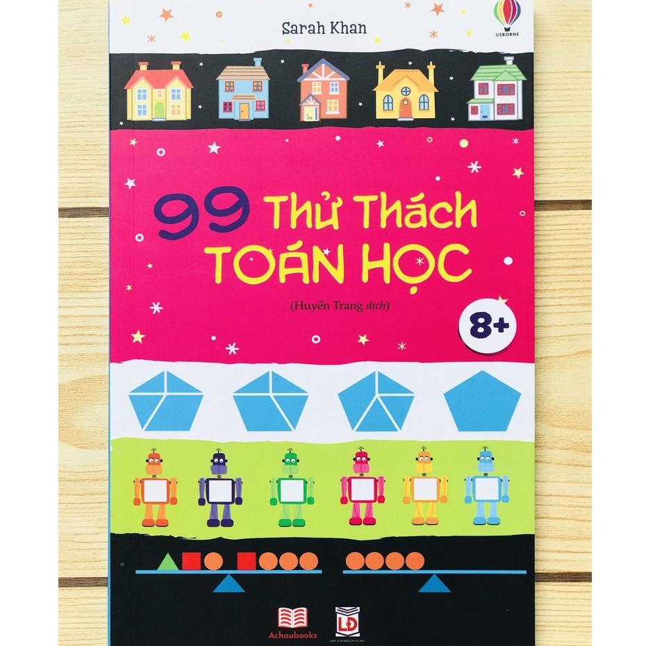 Sách 99 thử thách toán học, phát triển tư duy cho bé