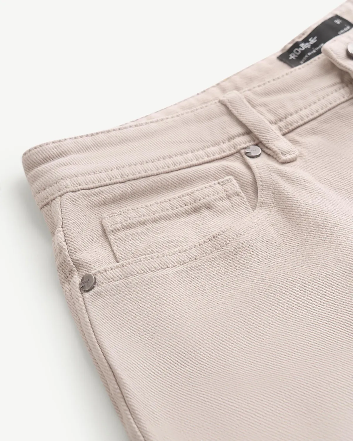 Quần Jean Nam ROUTINE Trơn Form Straight (form suông) - 10S24DPA002 | LATORE MENSWEAR