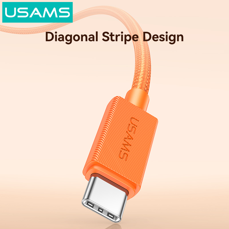 Cáp Sạc Nhanh C to Ln USAMS SJ774 U92 30W dài1.2M - Hàng Chính Hãng