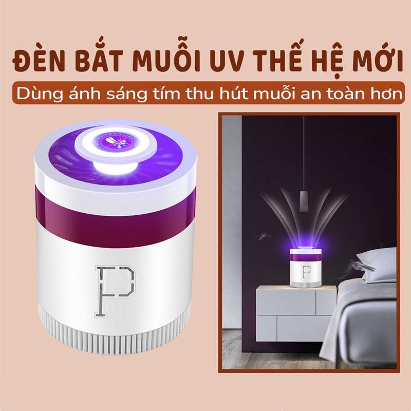 Đèn bắt muỗi UV thế hệ mới size to bắt muỗi thông minh