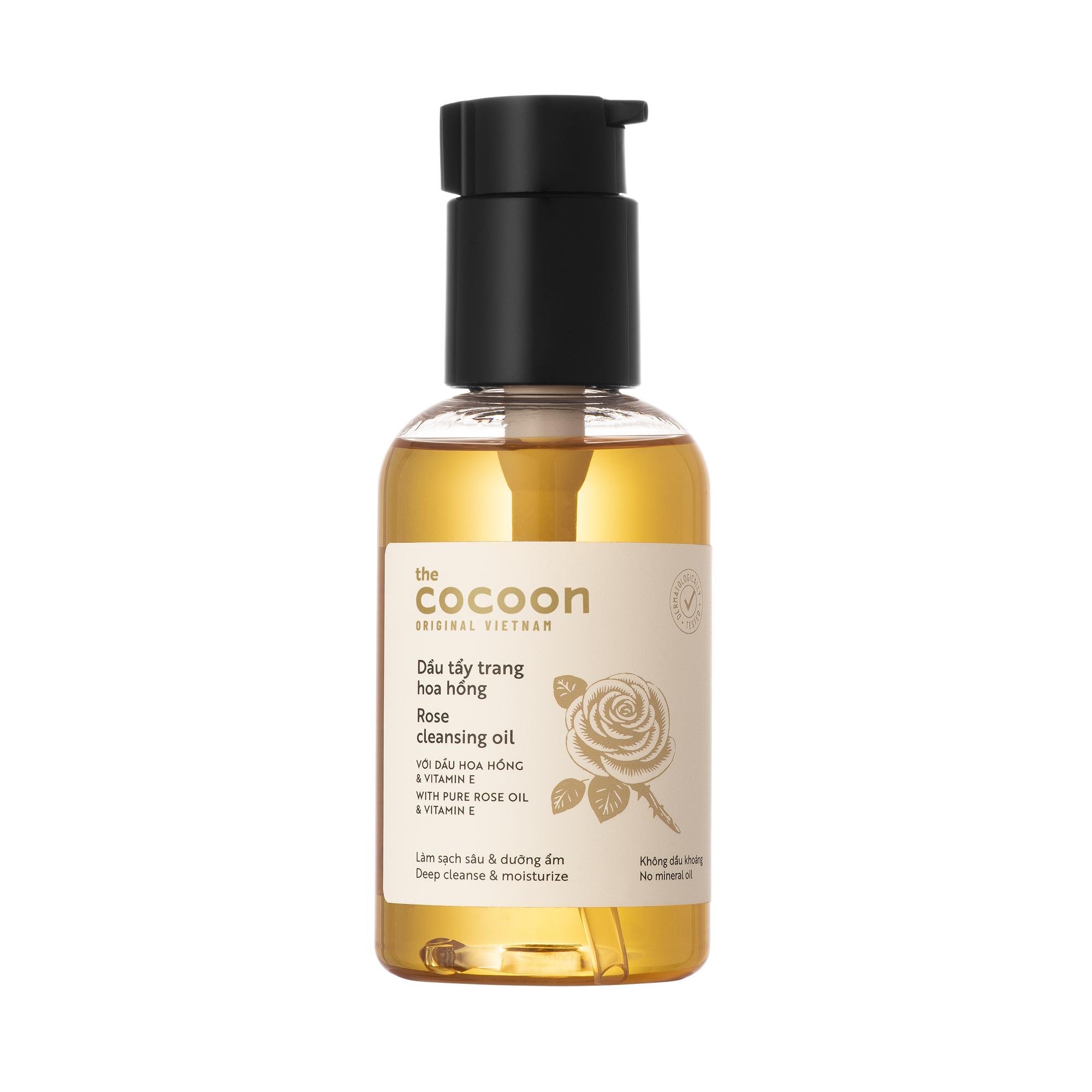 Dầu tẩy trang hoa hồng Cocoon 140ml