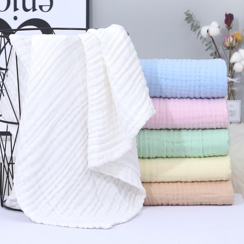 6 Lớp Muslin Bé Chăn Cotton Nhận Được Bộ Chăn Ga Gối Giường Bé Trẻ Em Đầm Bọc Bộ Chăn Mền Chần Gòn Vỏ Gối