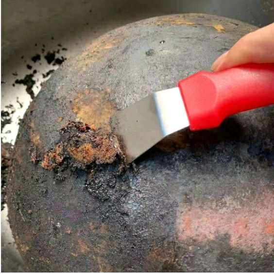 Dụng Cụ Xẻng Làm Sạch Vết Bẩn Trên Xoong Nồi, Tủ Lạnh Bằng Thép Không Gỉ - HÀNG CHÍNH HÃNG MINIIN
