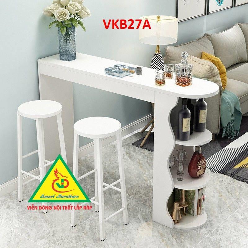 Quầy bar mini kết hợp tủ rượu VKB027A - Nội thất lắp ráp Viendong Adv
