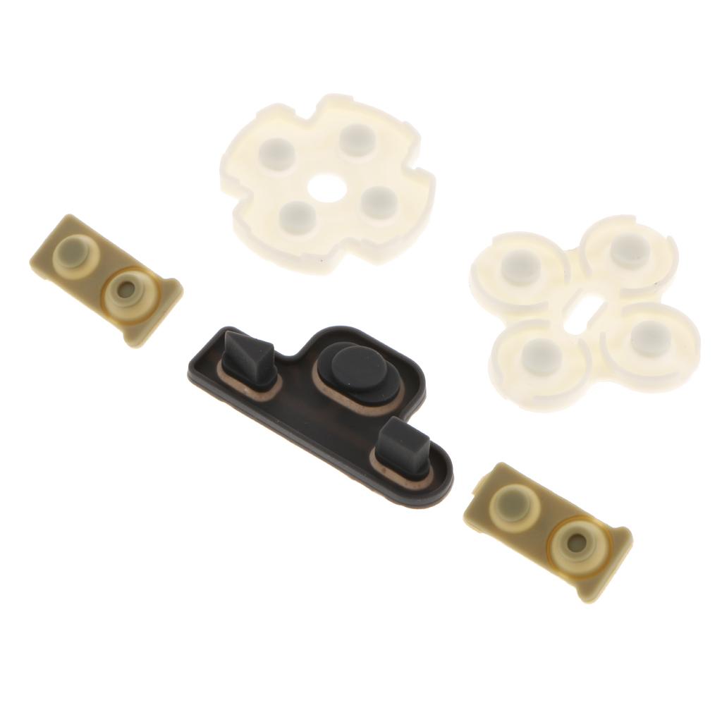 5x Controller Button Tool Kit Conductive Rubber Pad for Sony PS3 Video Game Console