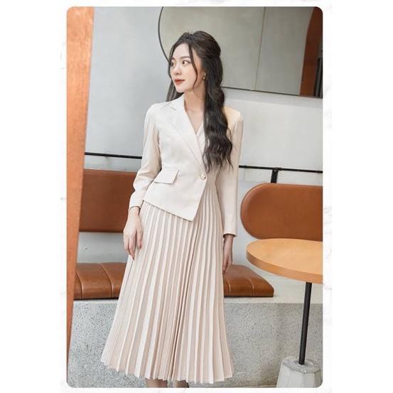 Set vest chân váy thanh lý