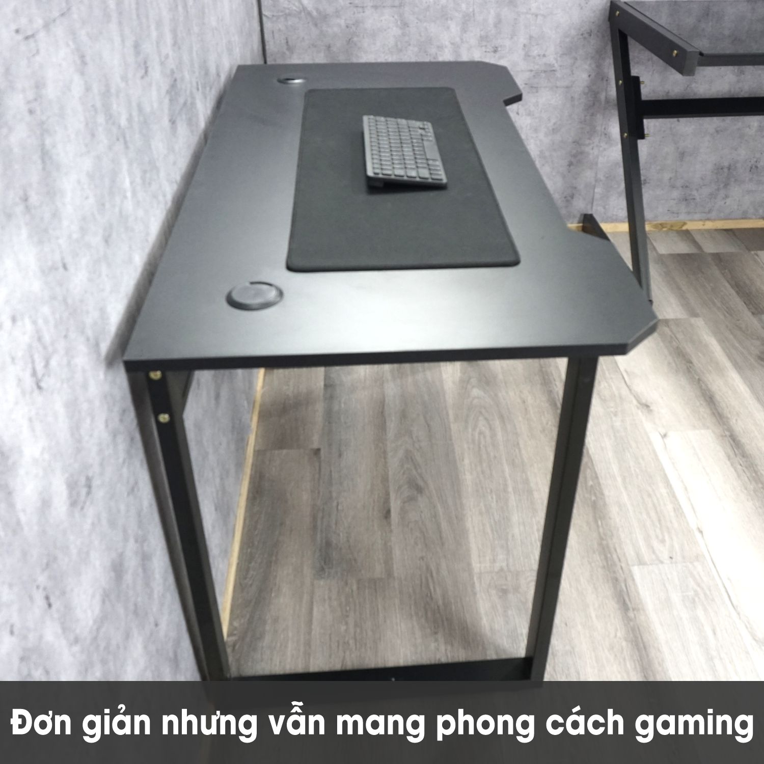 Bàn gaming, bàn chữ U mặt gỗ MDF FUFUTECH chắc chắn, kích thước 120x60 cm dùng để máy tính làm việc, chơi game, học tập