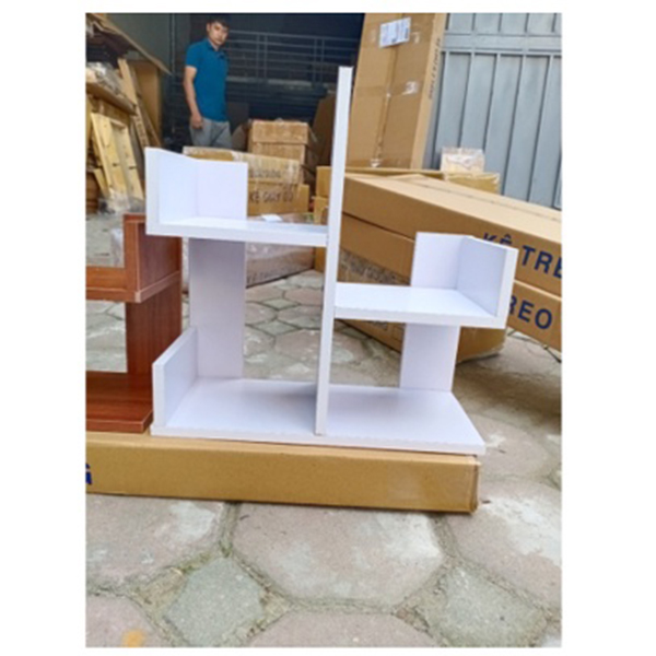 Kệ xương rồng Mini, kệ sách gỗ để bàn tiện lợi trang trí bàn làm việc để sách, để đồ đa năng 40x17x40 TAGO26