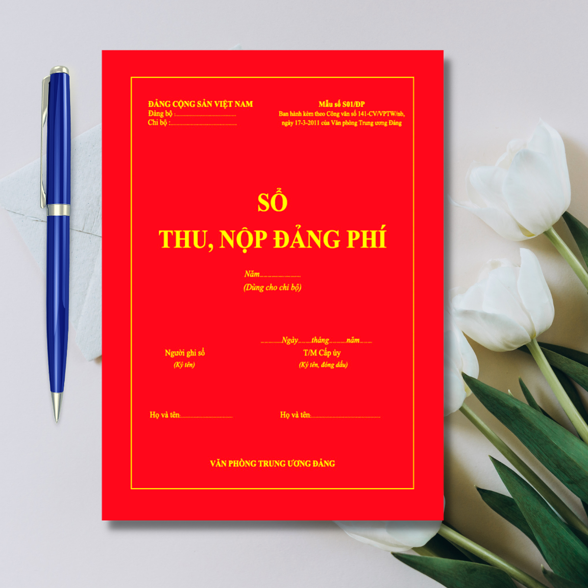 Sổ thu nộp Đảng phí S01/ĐP