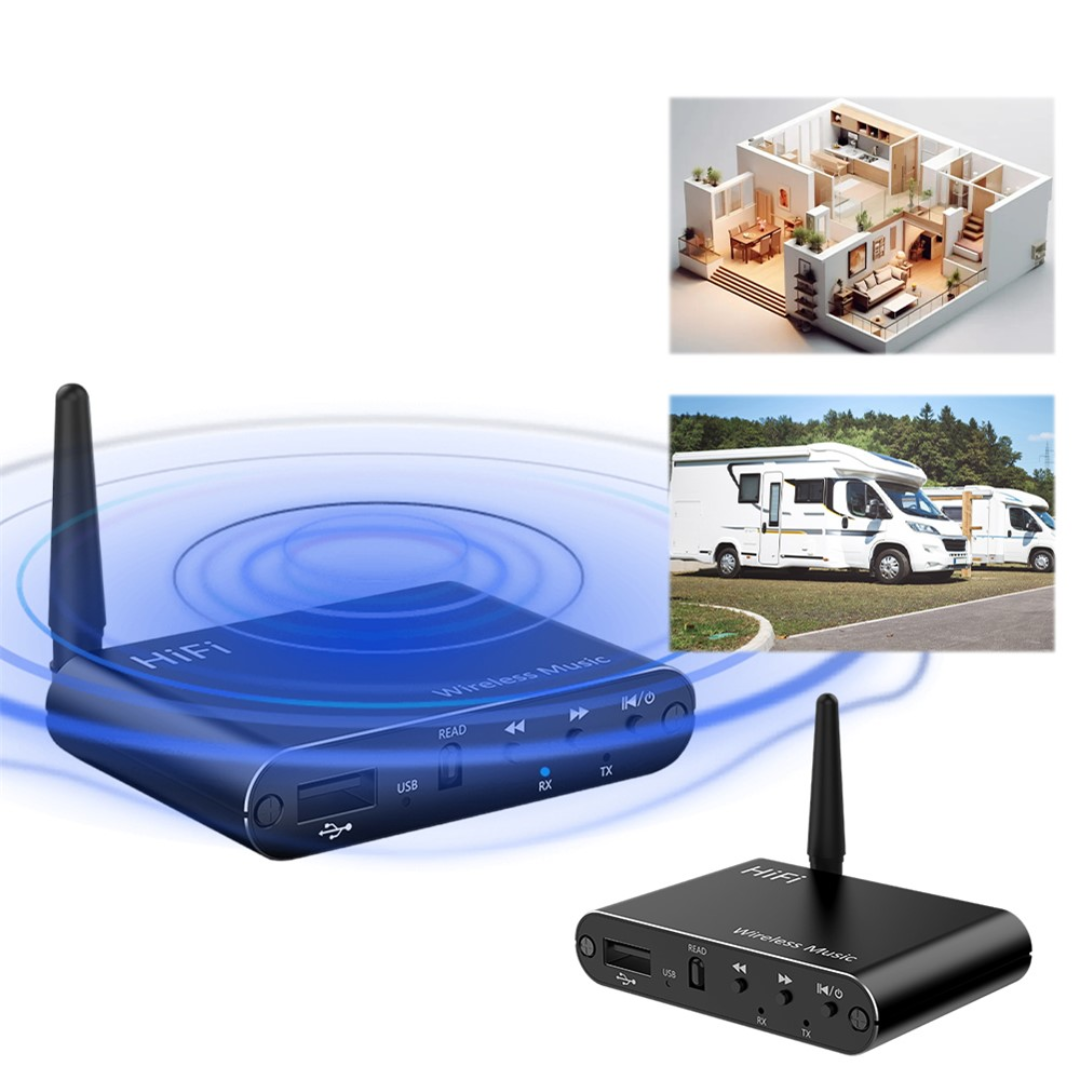 Bộ Thu Phát Âm Thanh Bluetooth 5.4 2in1 AUX 3.5mm, adapter cho loa ampli TV PC BT100 - Hàng Nhập Khẩu